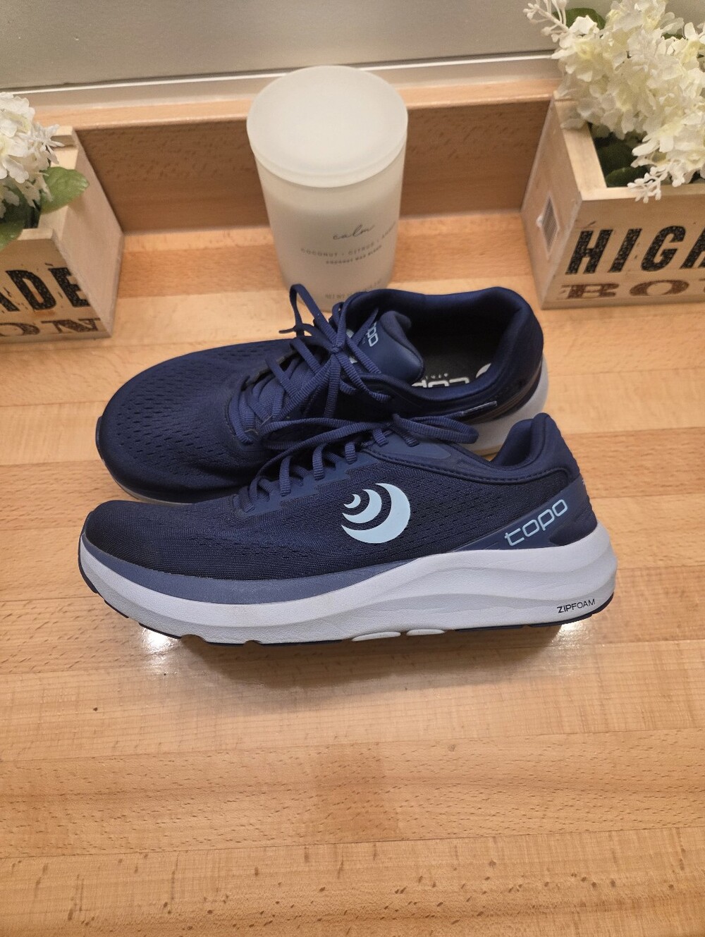 Topo Athletic Phantom 3 Road Running Shoe Purple/Lilac (Navy) Women's Size 11 - Picture 9 of 11